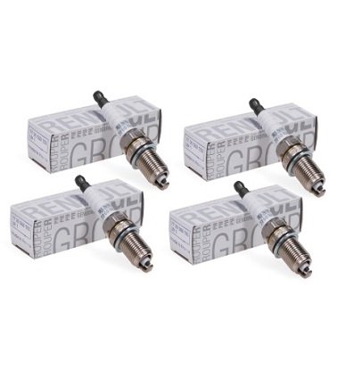 Bujias Originales388-414 Bujias Originales Renault Motores 1.6 16v K4M, 1.6 8v K7M y 2.0 16v F4R