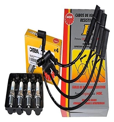 Kit Juego De Cables + Bujias Renault K7m 1.6 8v Ngk388-414 Kit Juego De Cables + Bujias Renault K7m 1.6 8v Ngk